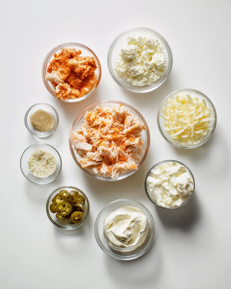 Buffalo Chicken Jalapeno Popper Dip