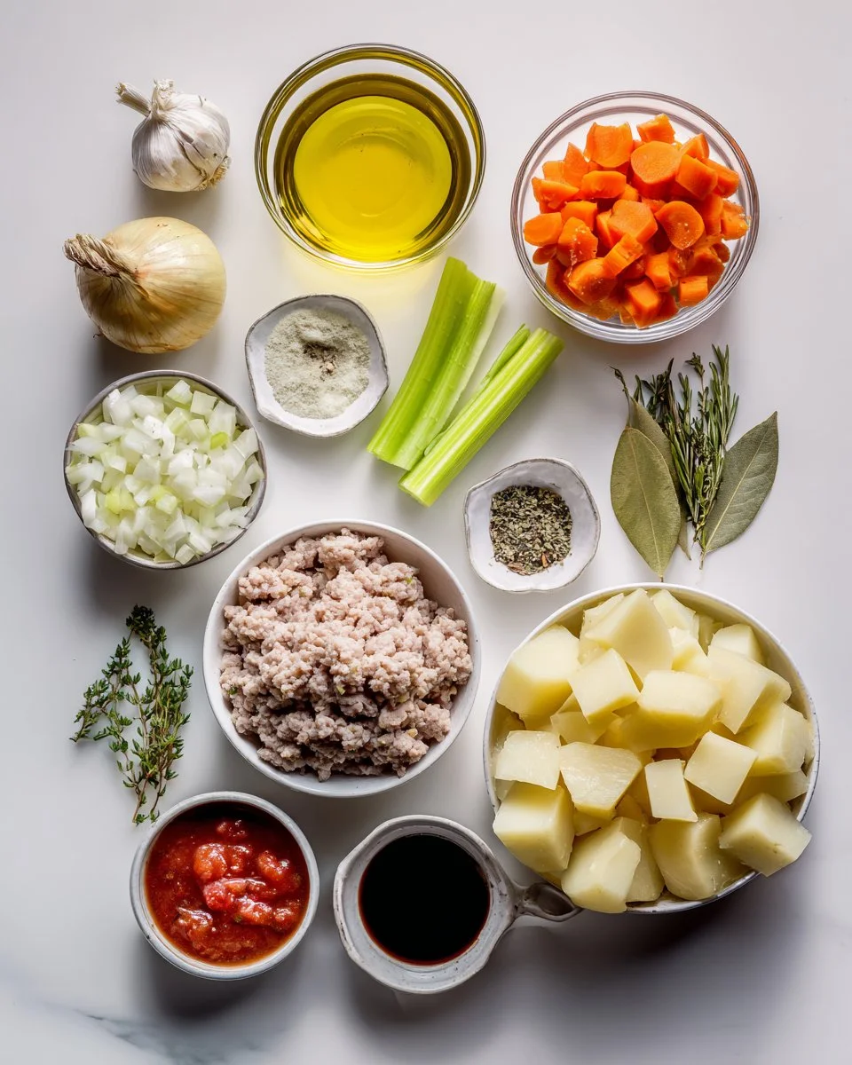 Filling Crockpot Ground Turkey Soup