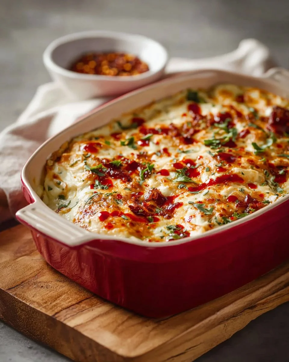 Hot Jalapeno Popper Dip with Bacon and Pepper Jelly