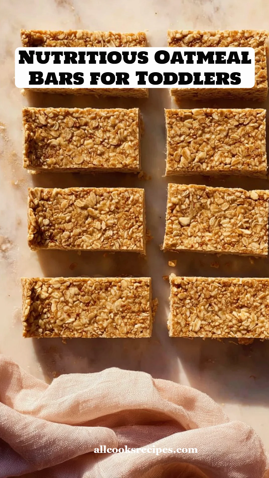 Nutritious Oatmeal Bars for Toddlers