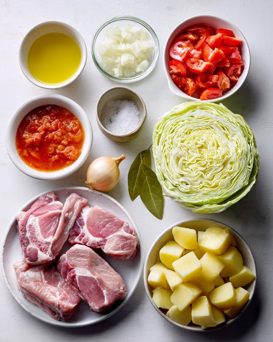 Pork Chop and Cabbage Soup