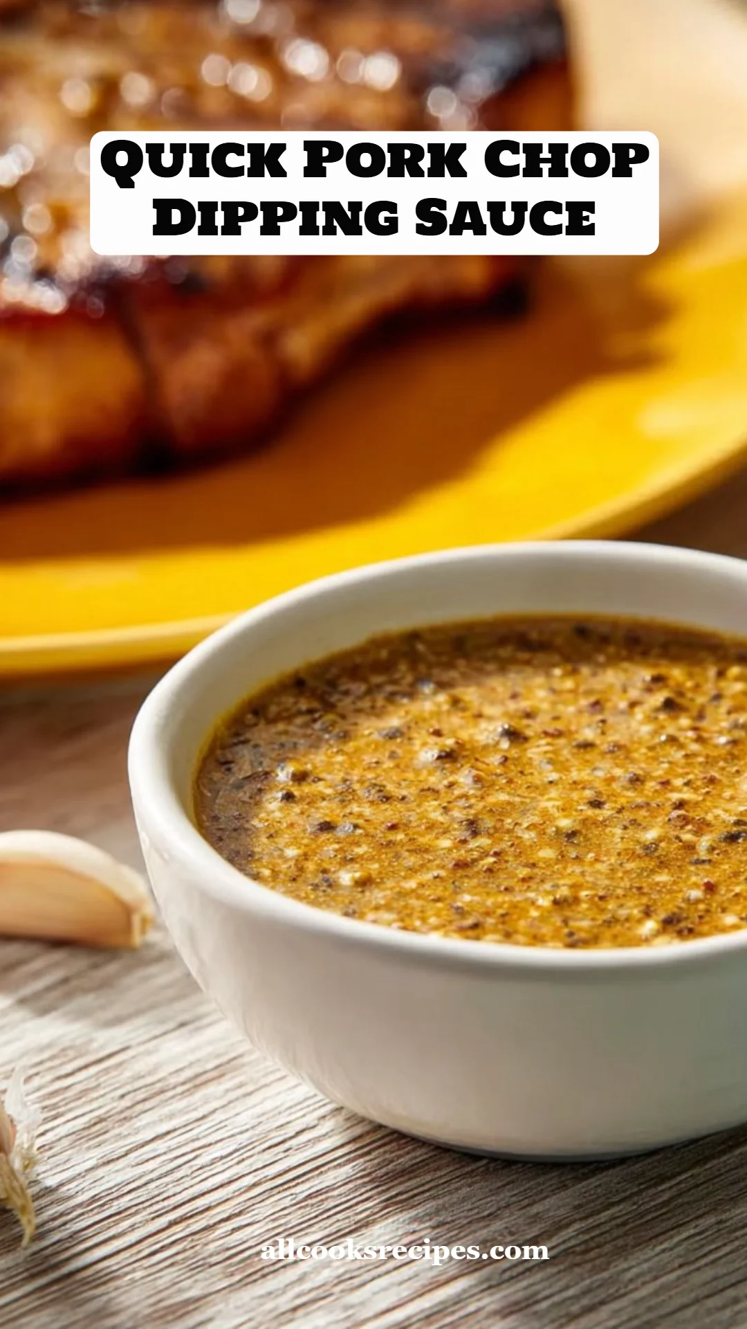 Quick Pork Chop Dipping Sauce
