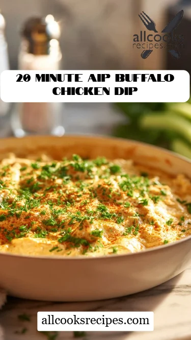 20 Minute AIP Buffalo Chicken Dip