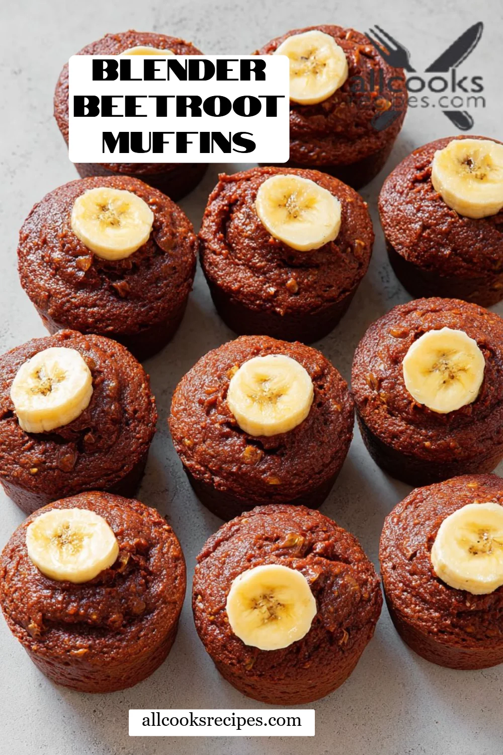Blender Beetroot Muffins