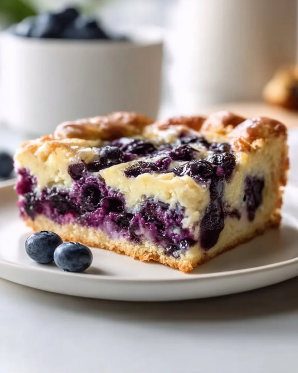 Blueberry Cottage Cheese Breakfast Bake