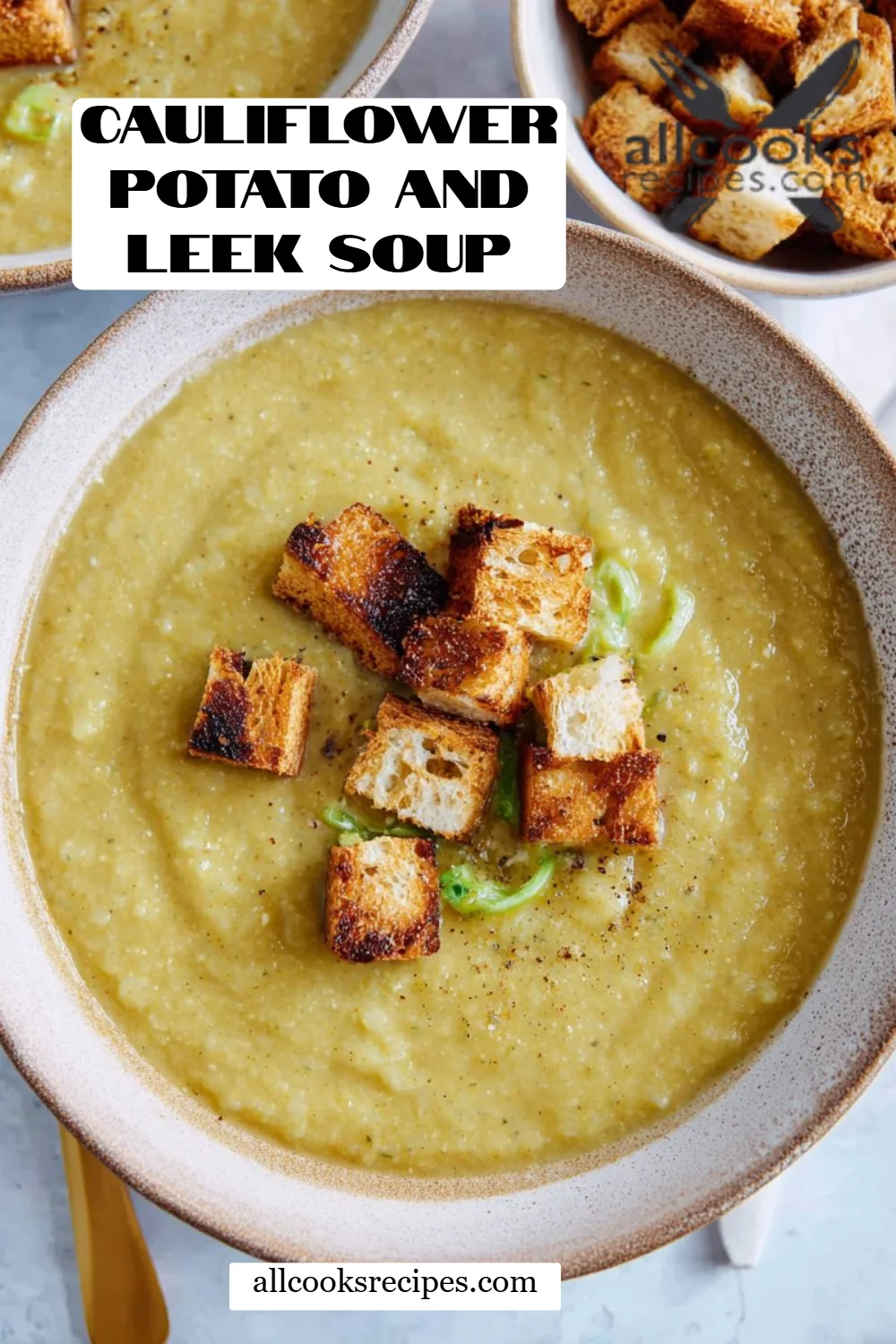 Cauliflower Potato and Leek Soup