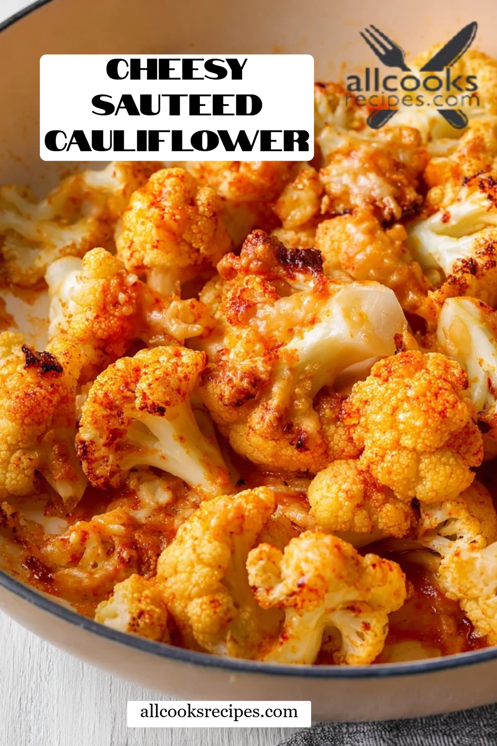 Cheesy Sauteed Cauliflower