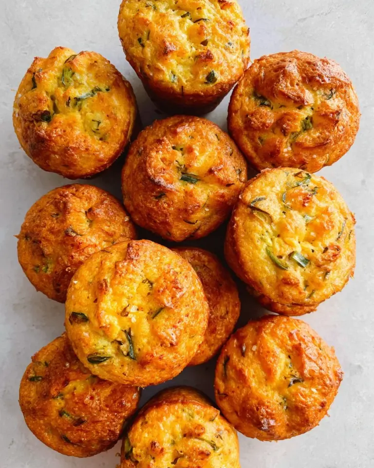 Delicious Cheesy Sweet Potato Corn Muffins fresh from the oven