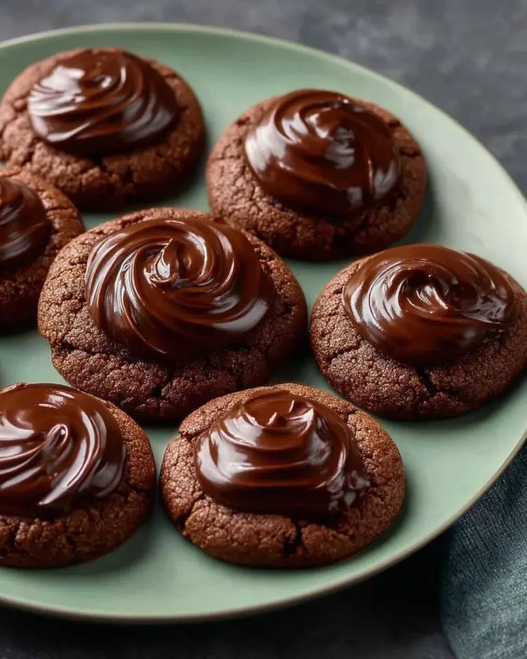 Plate of chocolate covered strawberry cookies ready to be enjoyed