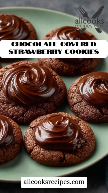 Chocolate Covered Strawberry Cookies