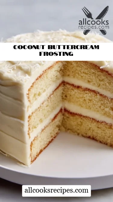 Coconut Buttercream Frosting