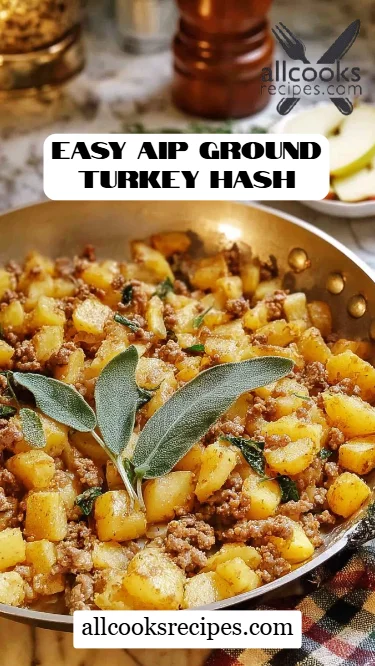 Easy AIP Ground Turkey Hash
