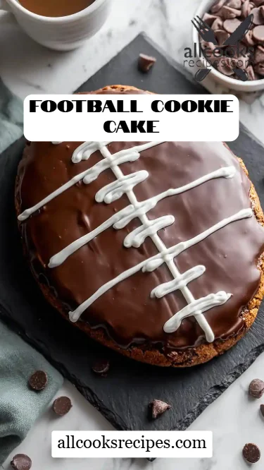 Football Cookie Cake