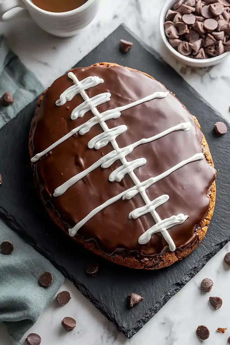 Football Cookie Cake