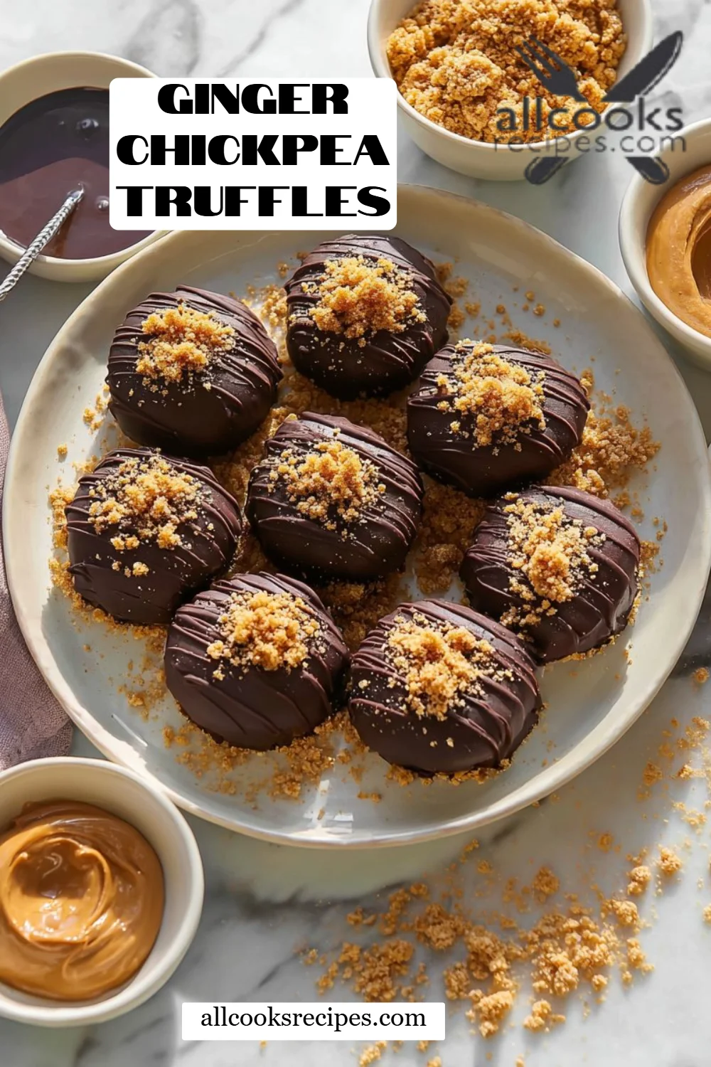 Ginger Chickpea Truffles