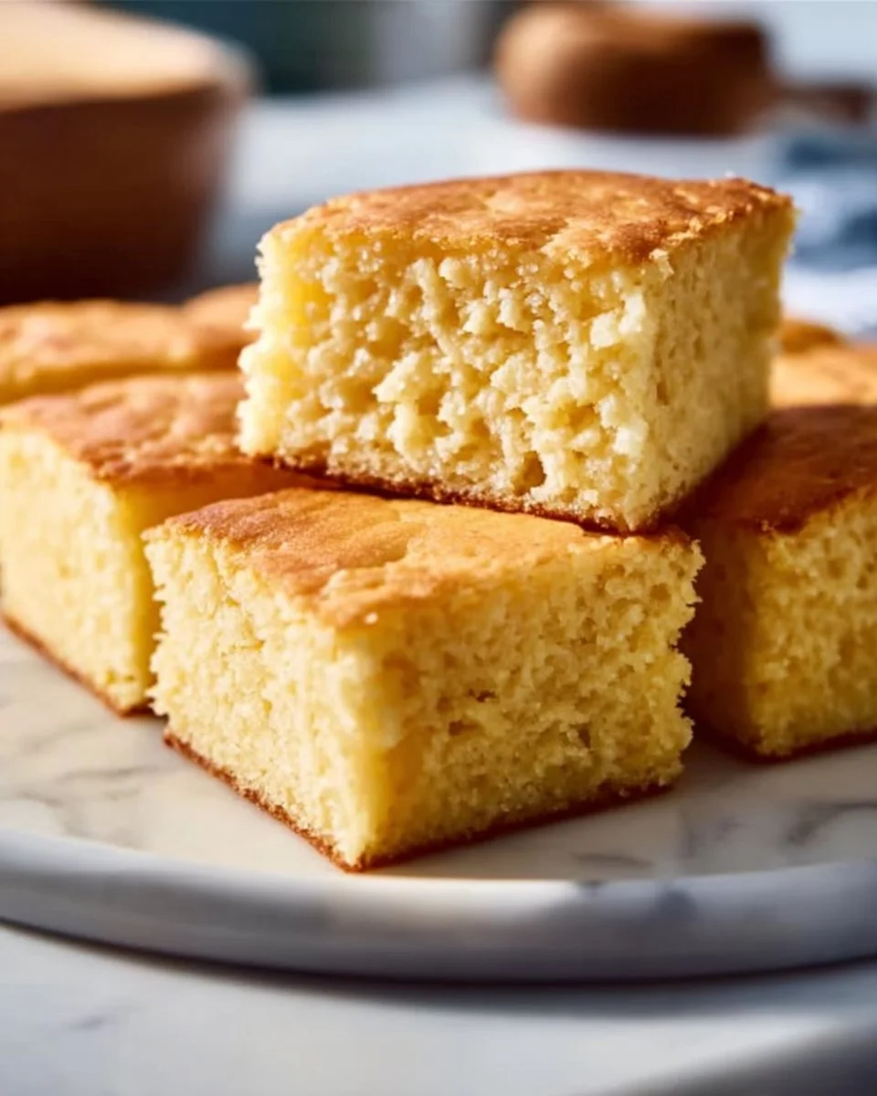 Delicious homemade gluten free cornbread served warm with butter