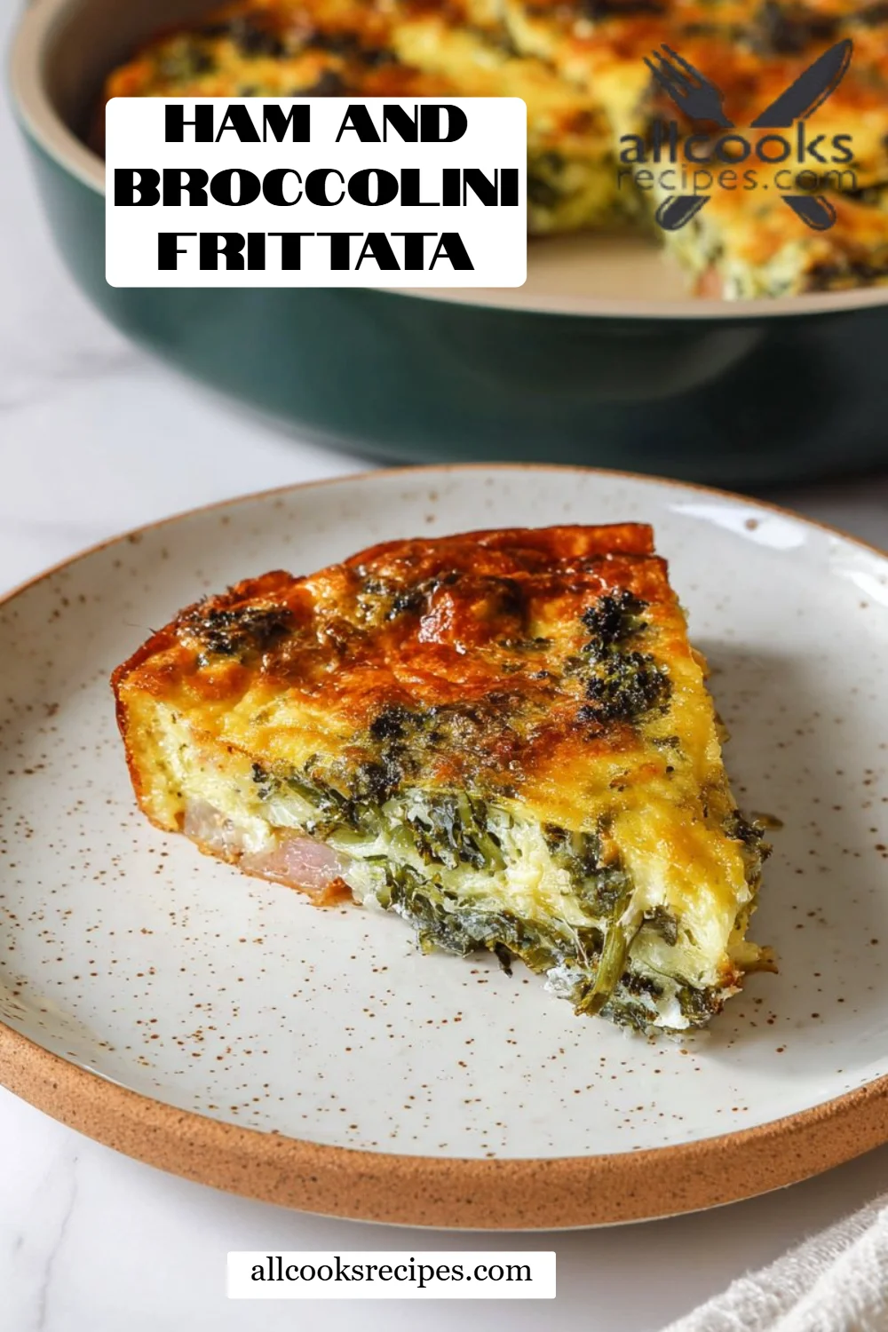 Ham and Broccolini Frittata