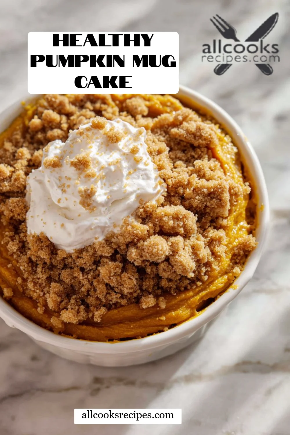 Healthy Pumpkin Mug Cake