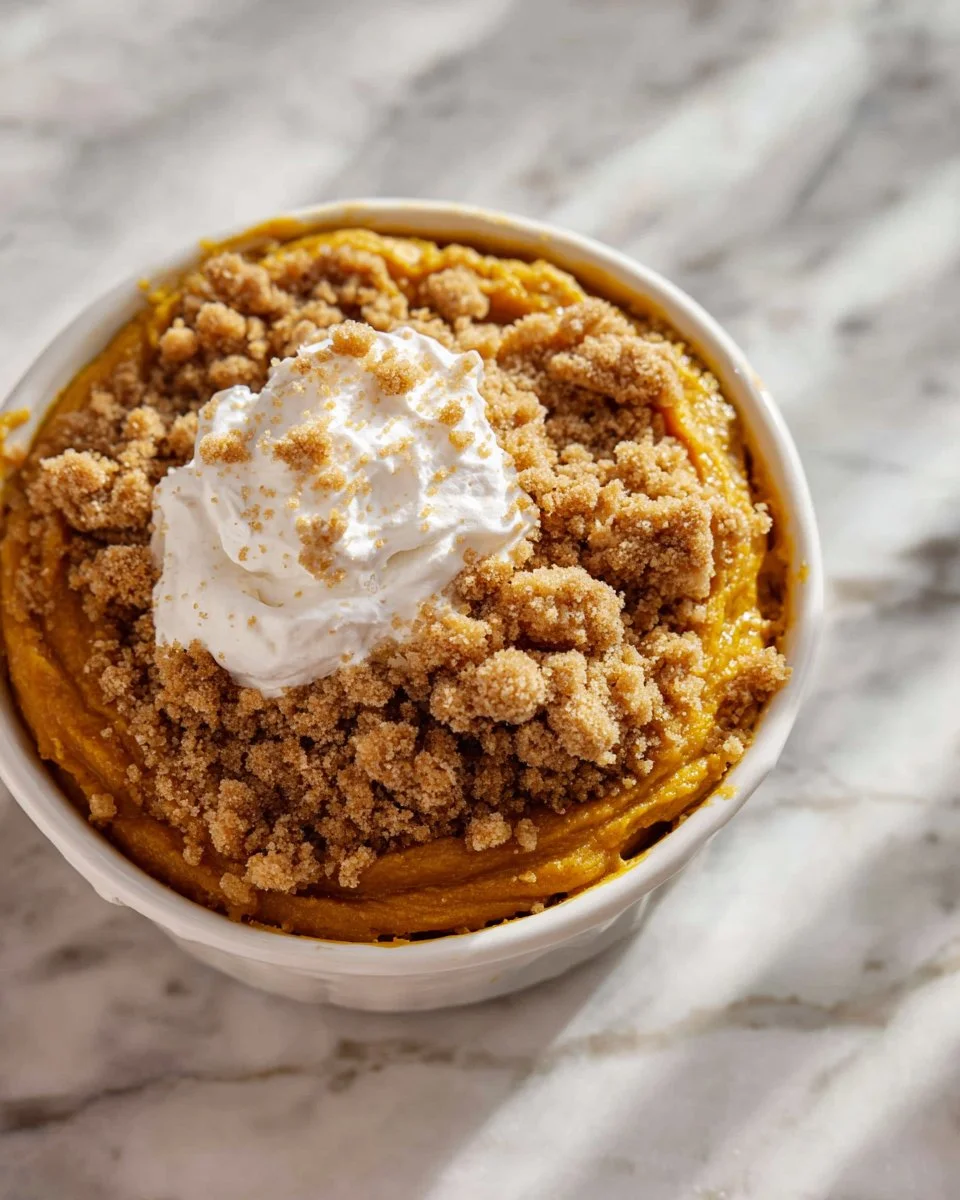 Healthy Pumpkin Mug Cake