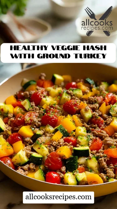 Healthy Veggie Hash with Ground Turkey