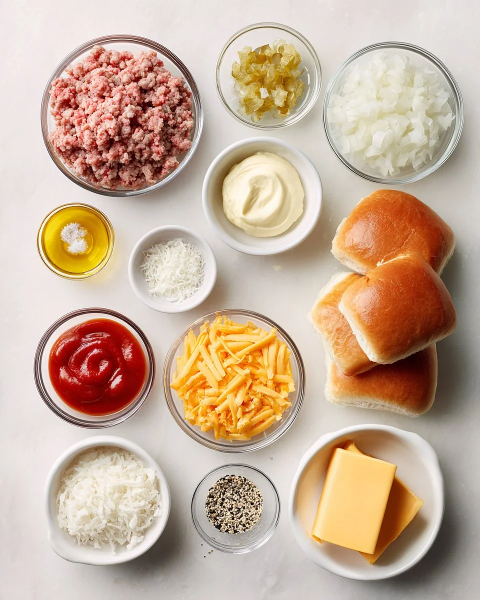 Homemade Ground Turkey Sliders on Hawaiian Rolls
