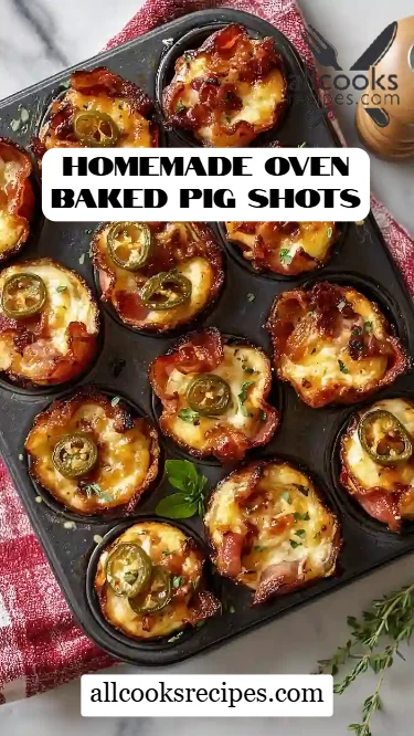 Homemade Oven Baked Pig Shots