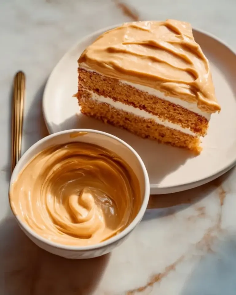 Honey Buttercream Frosting spread beautifully on a chocolate cupcake