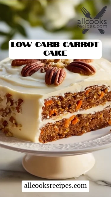 Low Carb Carrot Cake