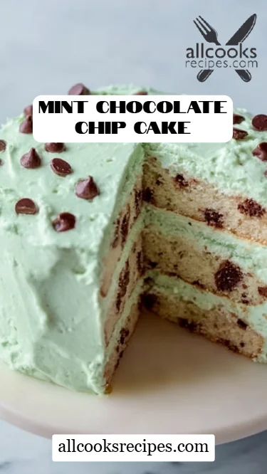 Mint Chocolate Chip Cake