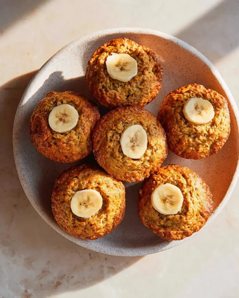 Freshly baked Pumpkin Banana Muffins on a wooden table