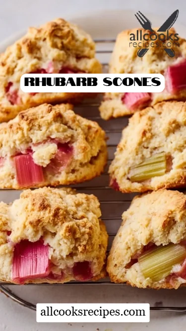 Rhubarb Scones