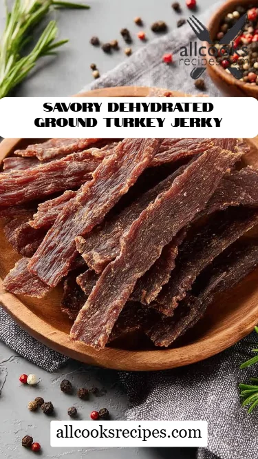 Savory Dehydrated Ground Turkey Jerky