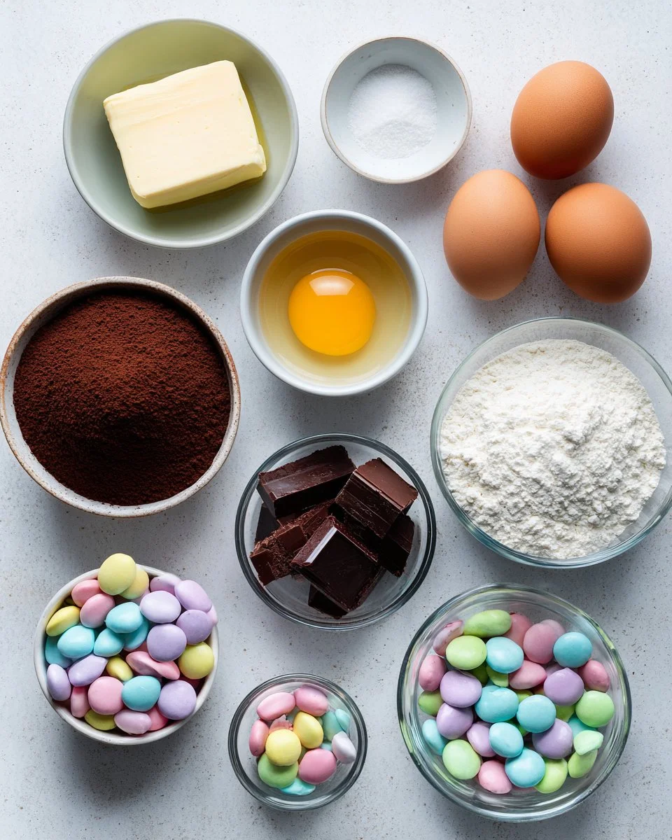 Spring Brownies