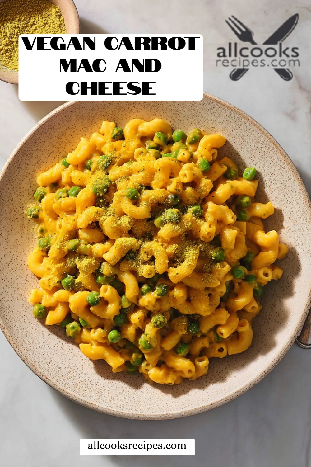 Vegan Carrot Mac and Cheese