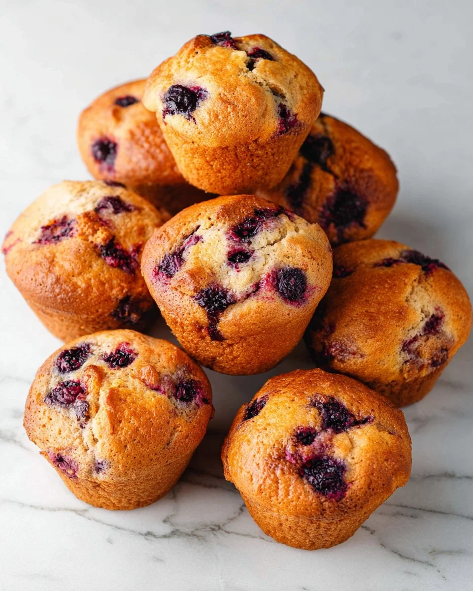 Wholesome Banana Blackberry Muffins