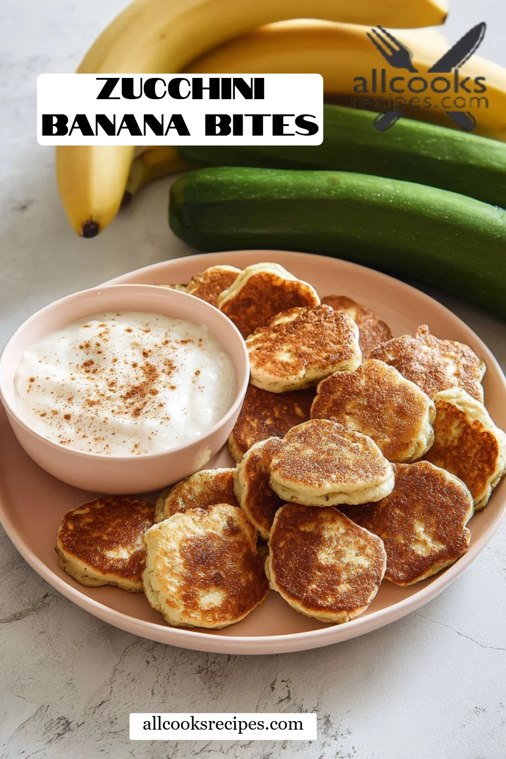 Zucchini Banana Bites