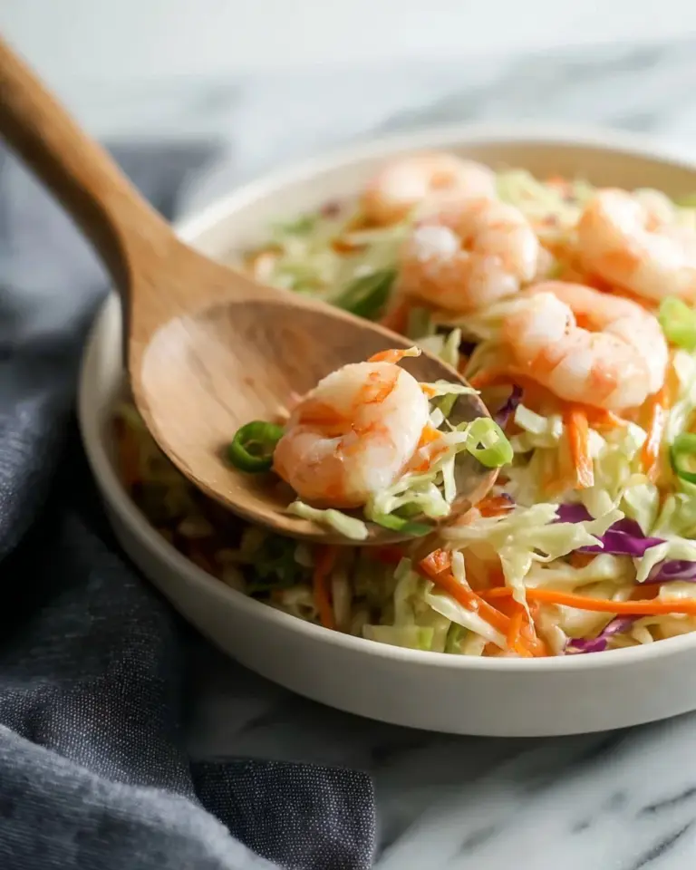 15-Minute shrimp egg roll in a bowl served in a colorful dish.