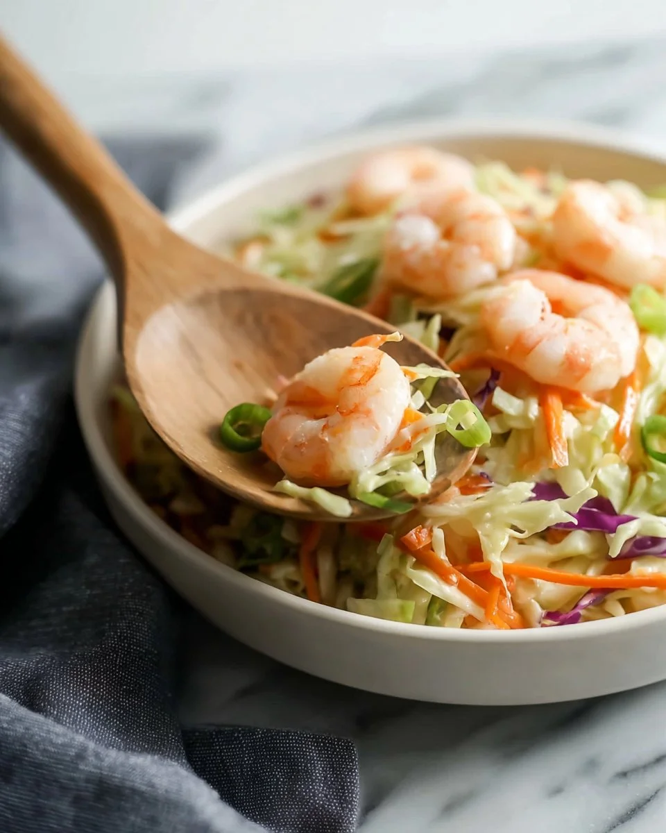 15-Minute shrimp egg roll in a bowl served in a colorful dish.