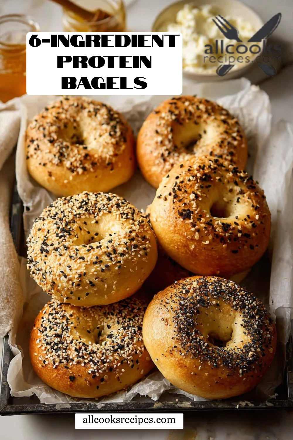 6-Ingredient Protein Bagels