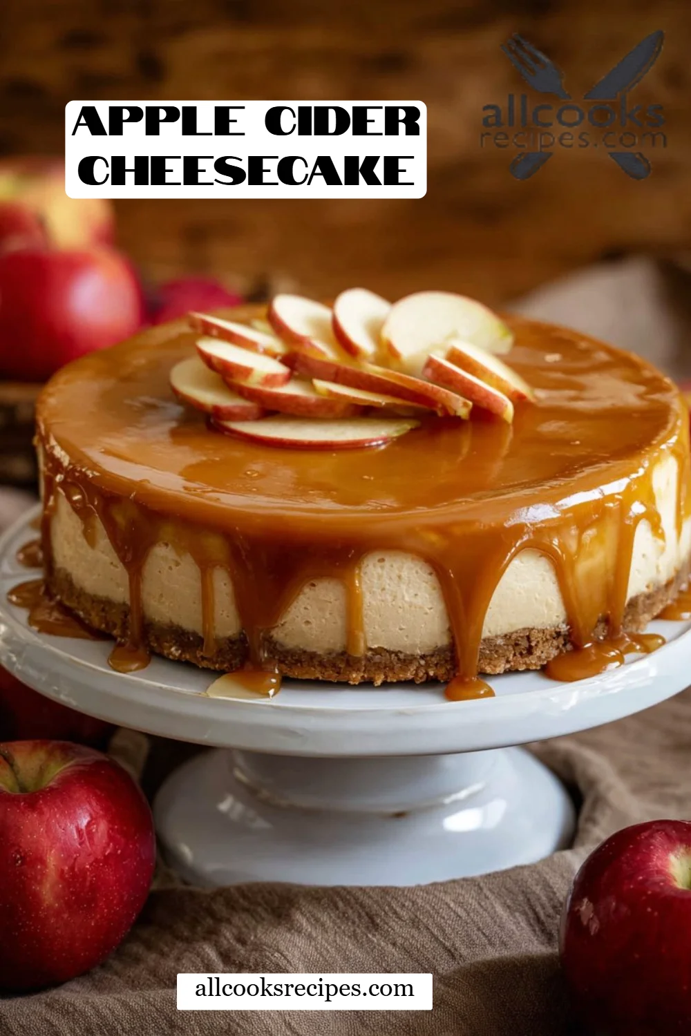 Apple Cider Cheesecake