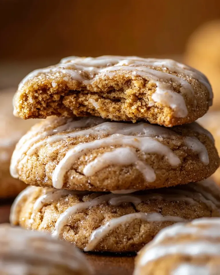 Delicious homemade Apple Cider Cookies on a plate, perfect for autumn.