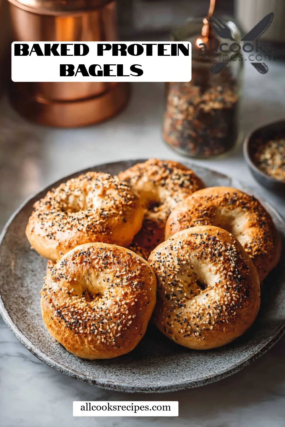 Baked Protein Bagels