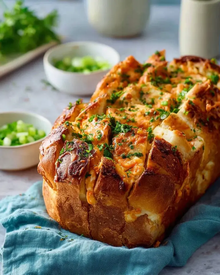 Buffalo Chicken Baguette filled with spicy chicken and fresh toppings