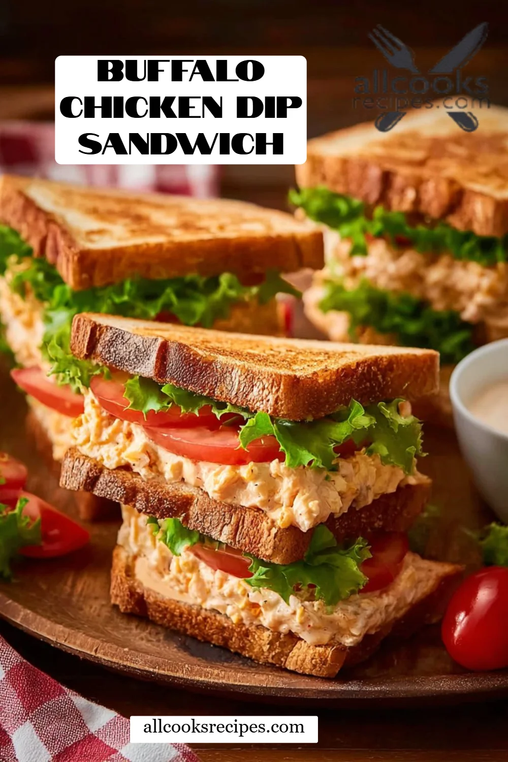 Buffalo Chicken Dip Sandwich