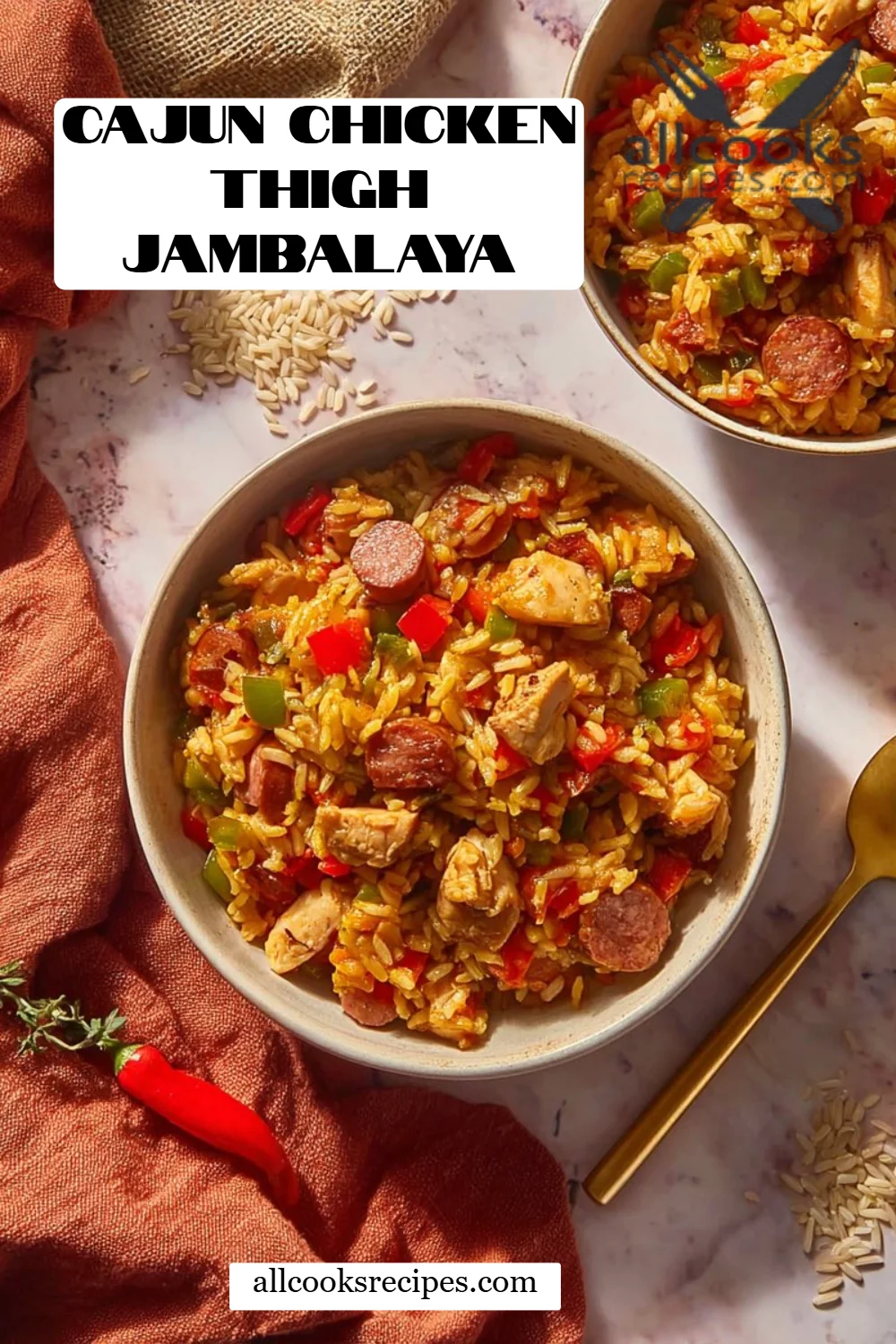 Cajun Chicken Thigh Jambalaya