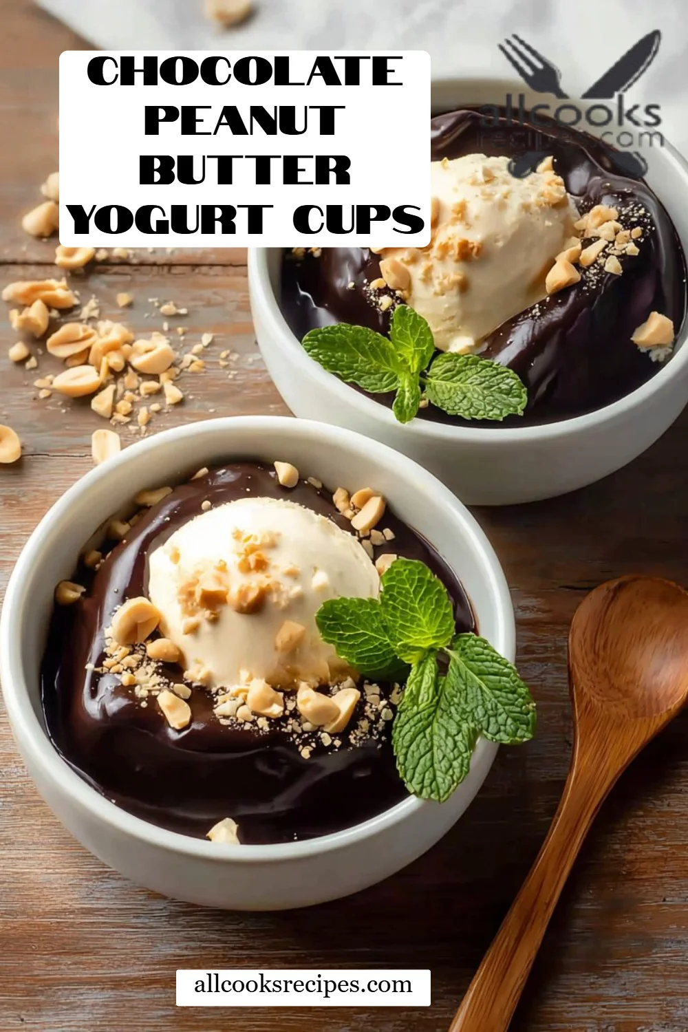 Chocolate Peanut Butter Yogurt Cups