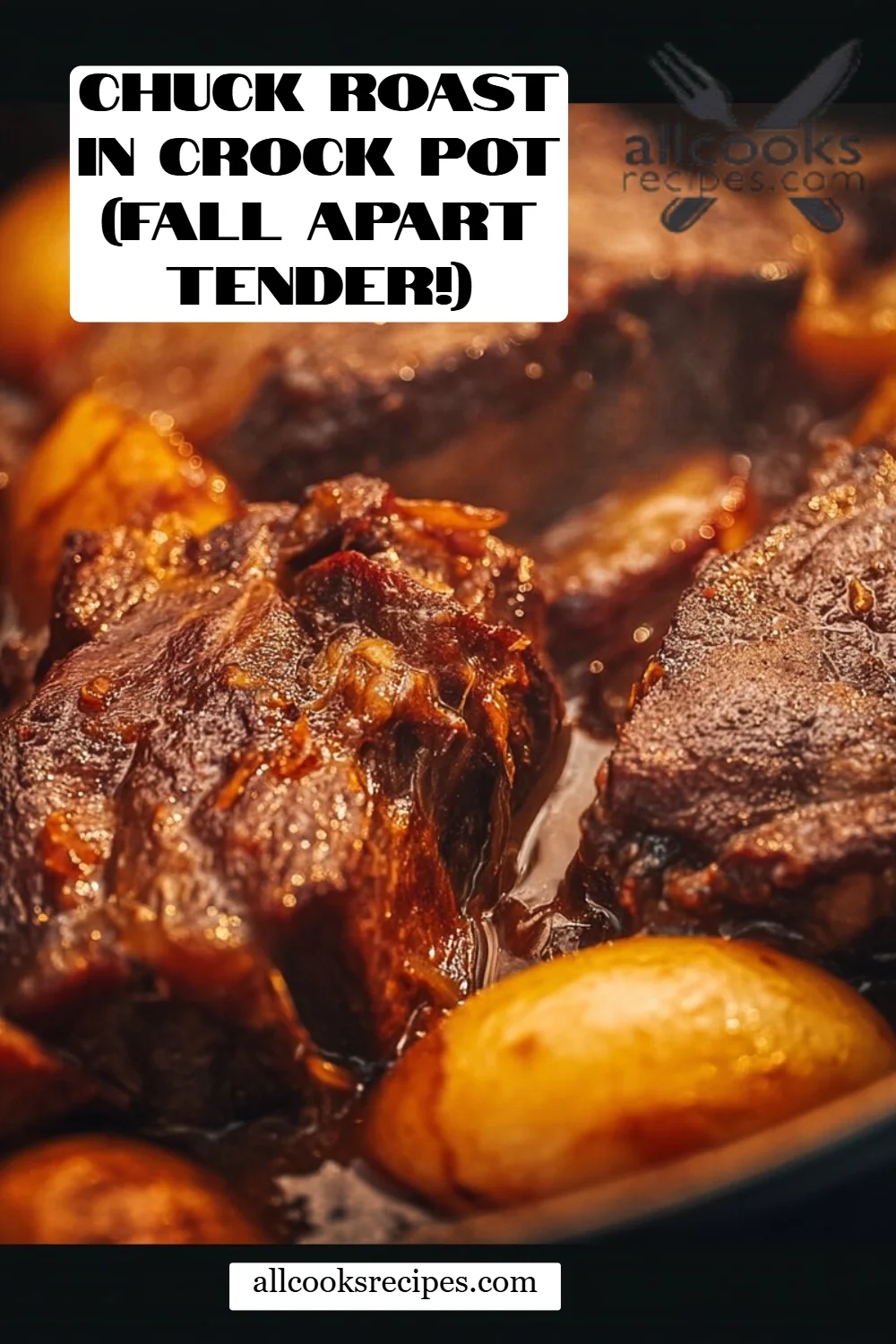 Chuck Roast in Crock Pot (Fall Apart Tender!)