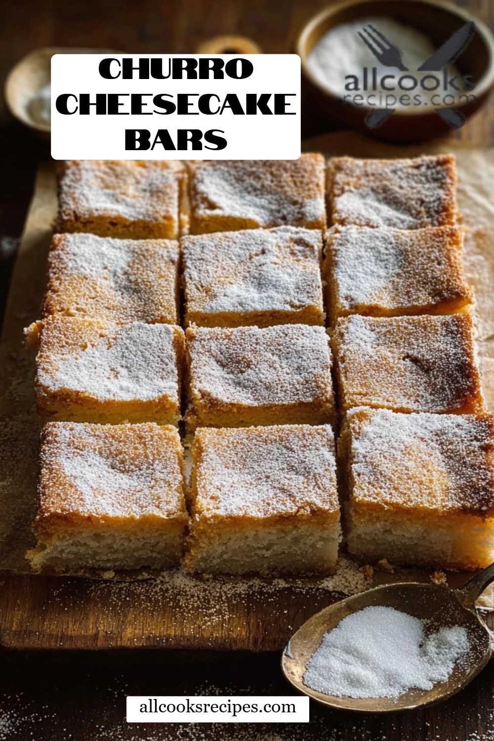 Churro Cheesecake Bars