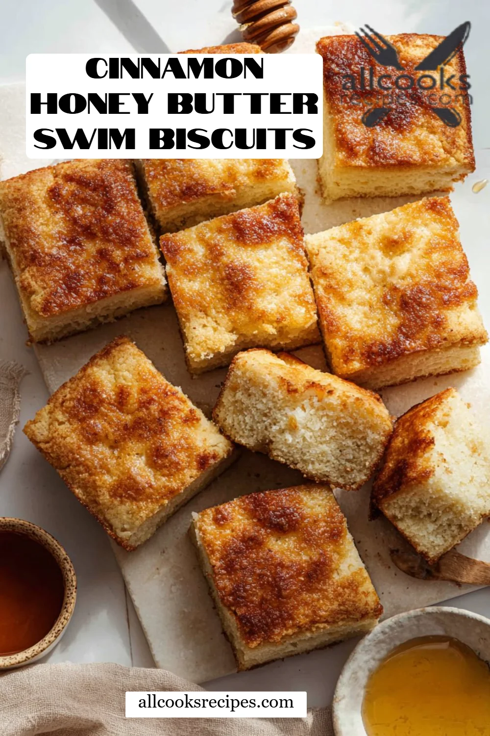 Cinnamon Honey Butter Swim Biscuits
