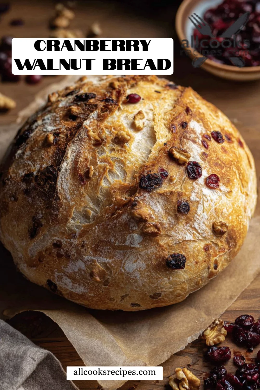 Cranberry Walnut Bread
